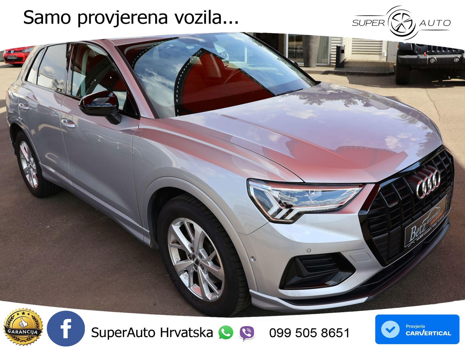 Audi Q3 40 TFSI (190 KS) quattro S tronic advanced LED+GR SJED+ACC