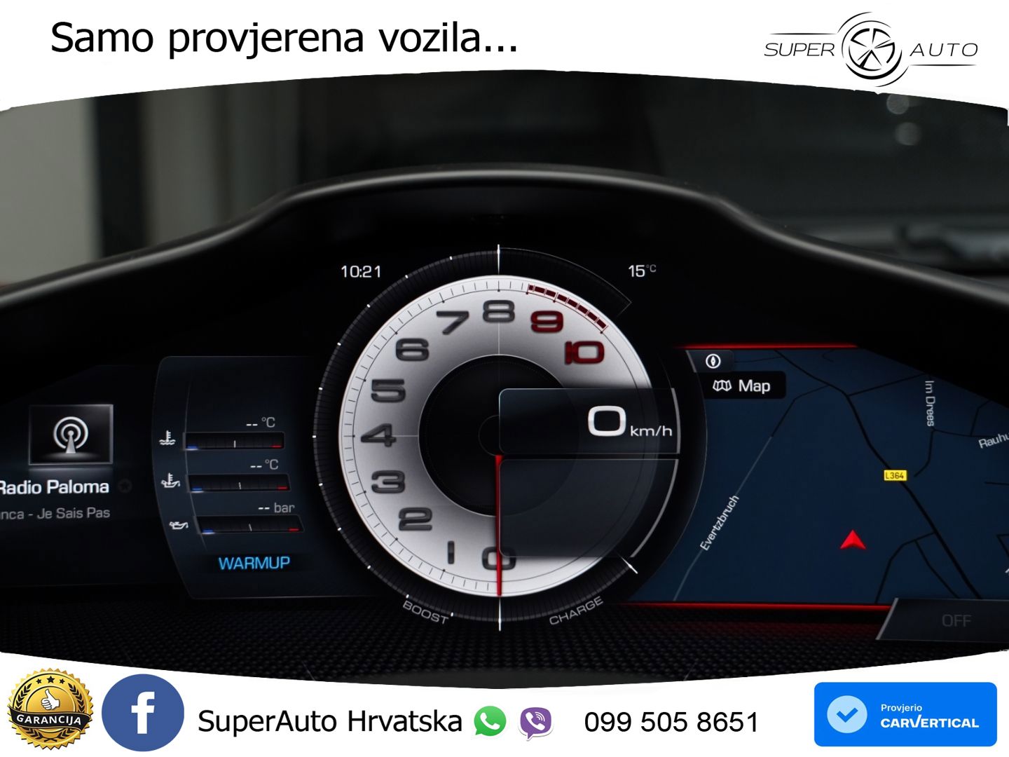 Ferrari 296 GTS 3.0 V6 (830 KS) F1 DCT LED+ACC