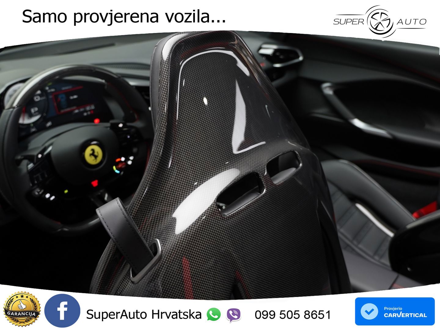 Ferrari 296 GTS 3.0 V6 (830 KS) F1 DCT LED+ACC