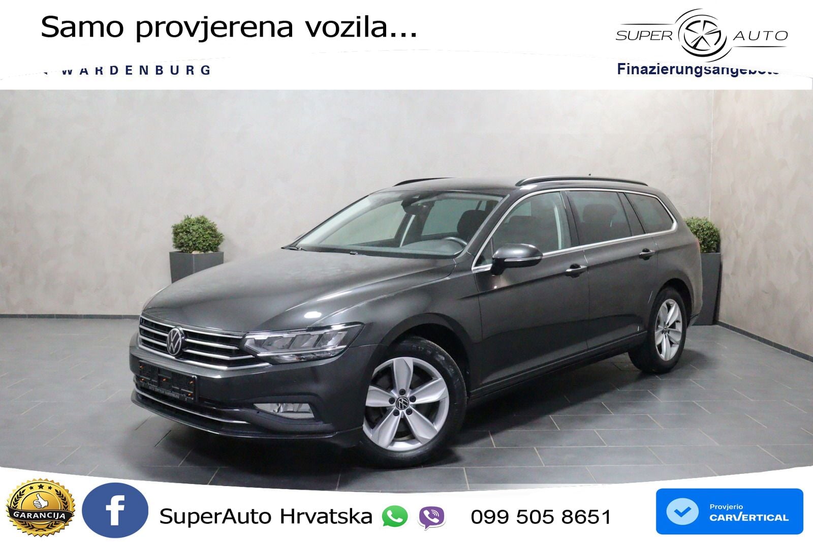 Volkswagen Passat Variant 2.0 TDI (200 KS) DSG Business LED+GR SJED+ACC
