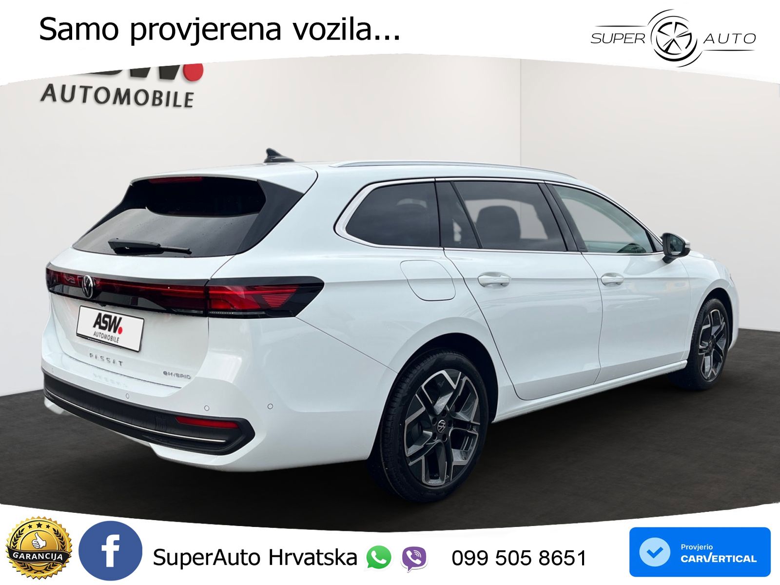 Volkswagen Passat Variant 1.5 TSI (204 KS) eHybrid DSG Business LED+GR SJED+ACC
