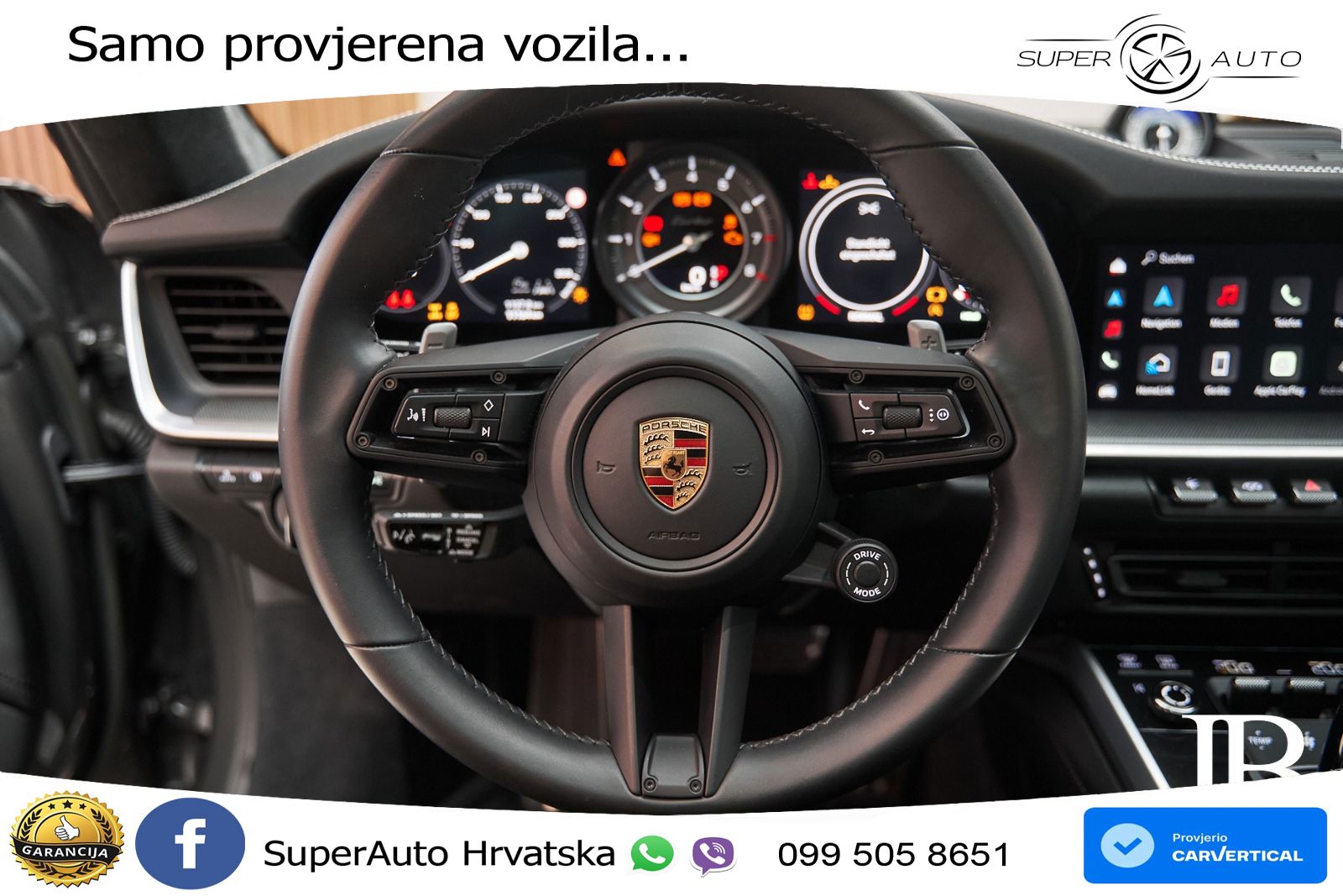 Porsche 911 Turbo 3.8 (580 KS) PDK ZRAČNI+ACC+GR SJED+KAM