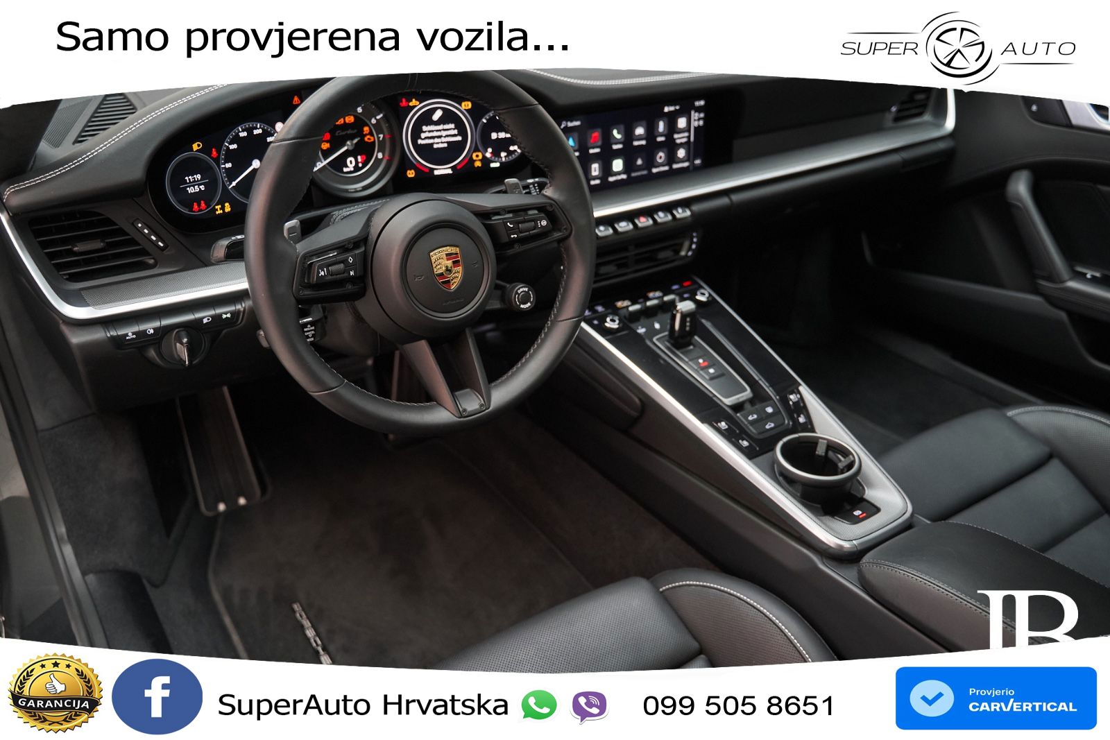 Porsche 911 Turbo 3.8 (580 KS) PDK ZRAČNI+ACC+GR SJED+KAM