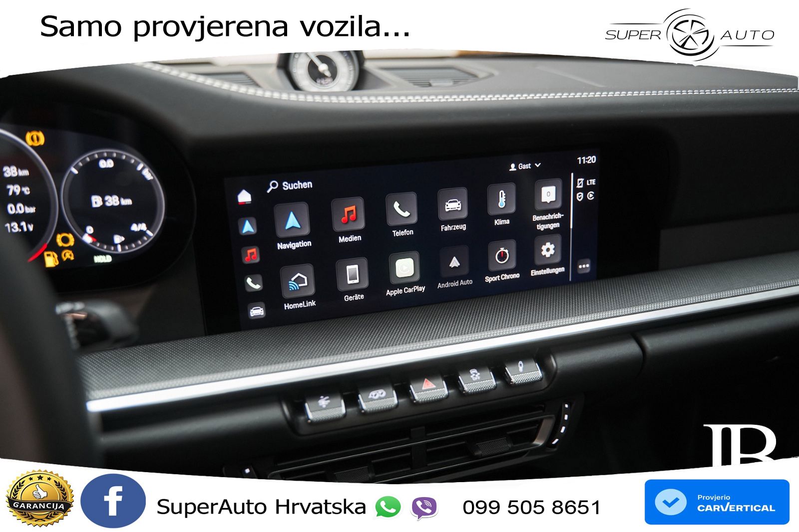 Porsche 911 Turbo 3.8 (580 KS) PDK ZRAČNI+ACC+GR SJED+KAM