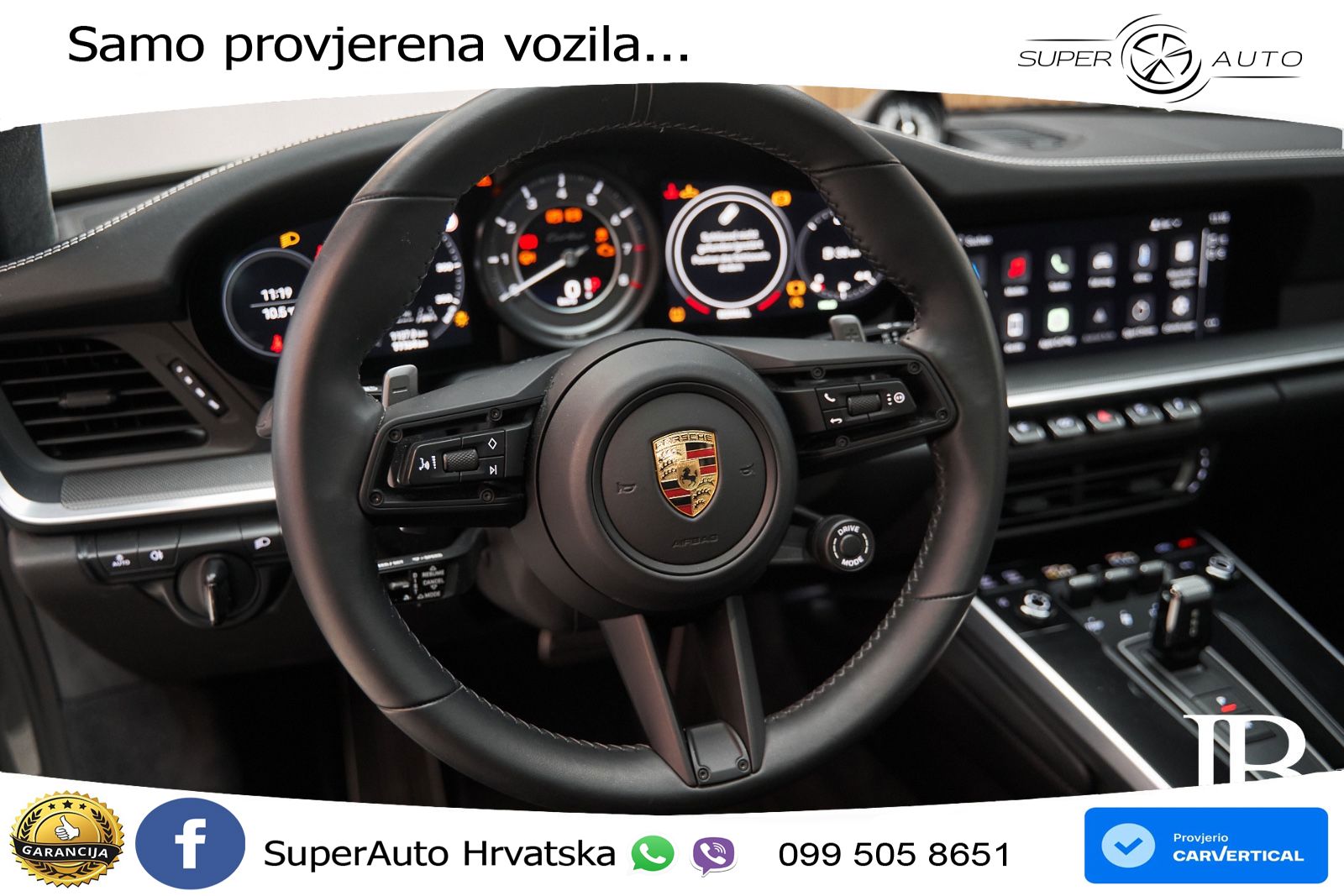 Porsche 911 Turbo 3.8 (580 KS) PDK ZRAČNI+ACC+GR SJED+KAM