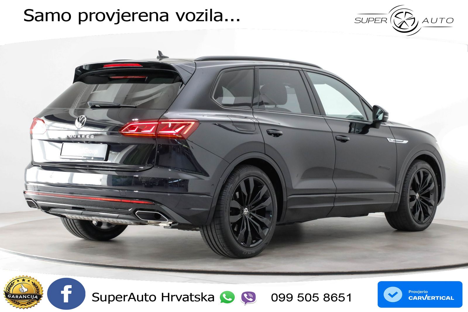 Volkswagen Touareg 3.0 V6 TDI (286 KS) 4MOTION Tiptronic R-Line ZRAČNI+ACC+4xGR SJED+KAM