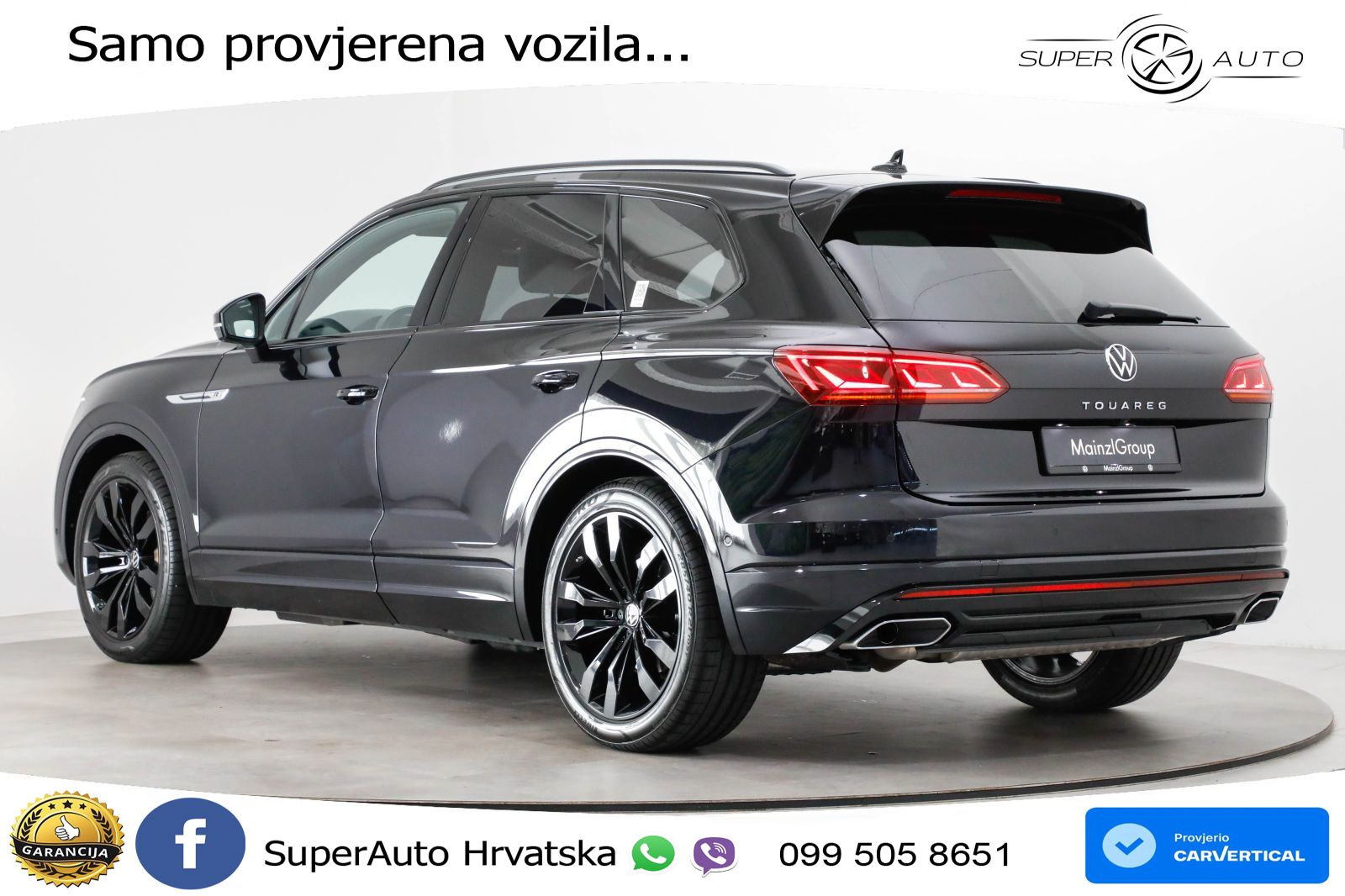 Volkswagen Touareg 3.0 V6 TDI (286 KS) 4MOTION Tiptronic R-Line ZRAČNI+ACC+4xGR SJED+KAM