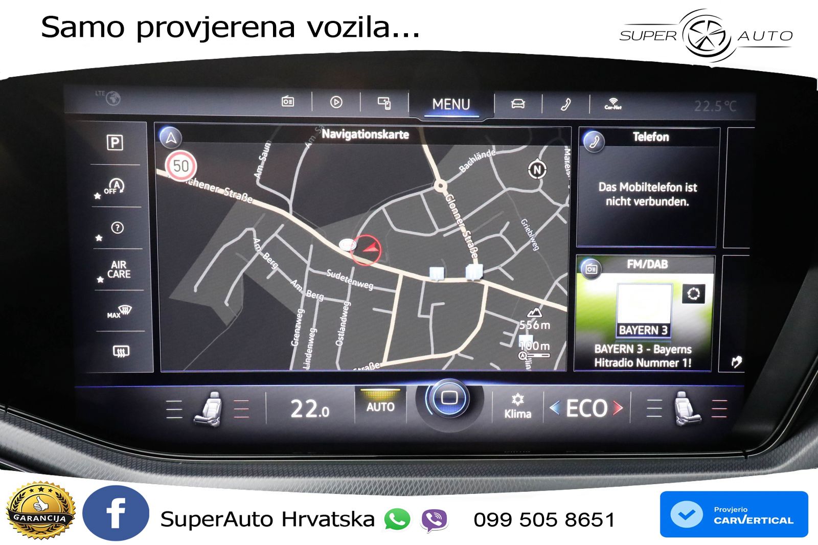 Volkswagen Touareg 3.0 V6 TDI (286 KS) 4MOTION Tiptronic R-Line ZRAČNI+ACC+4xGR SJED+KAM