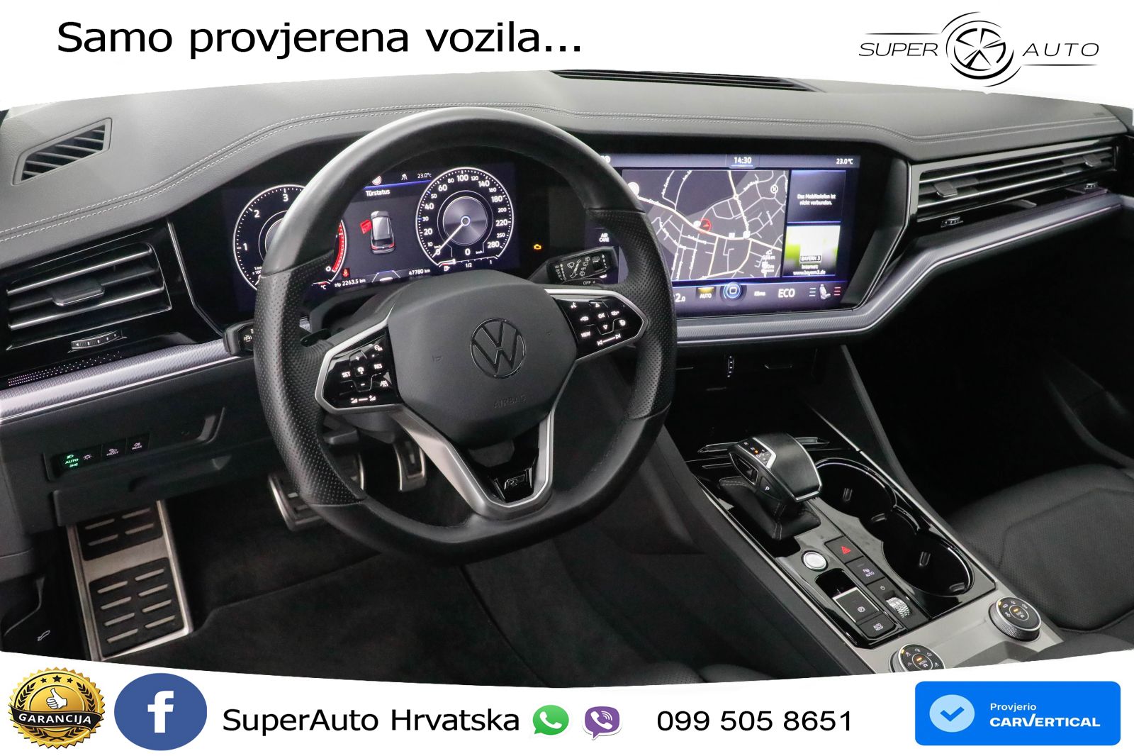 Volkswagen Touareg 3.0 V6 TDI (286 KS) 4MOTION Tiptronic R-Line ZRAČNI+ACC+4xGR SJED+KAM