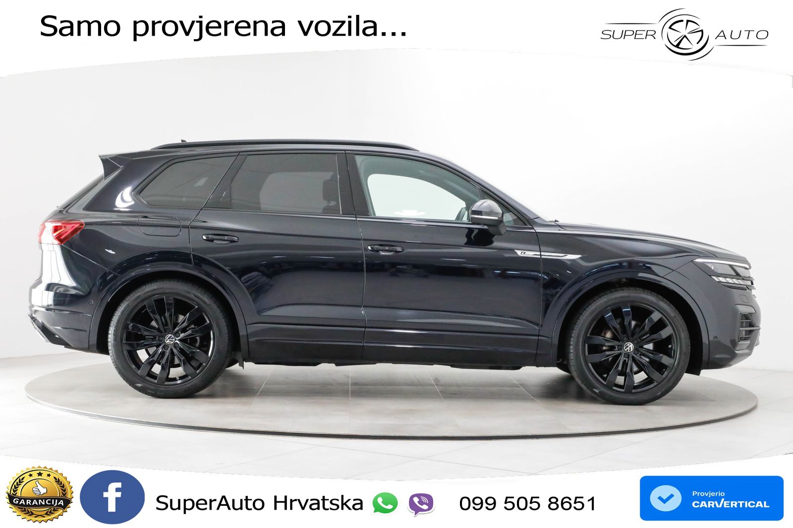 Volkswagen Touareg 3.0 V6 TDI (286 KS) 4MOTION Tiptronic R-Line ZRAČNI+ACC+4xGR SJED+KAM