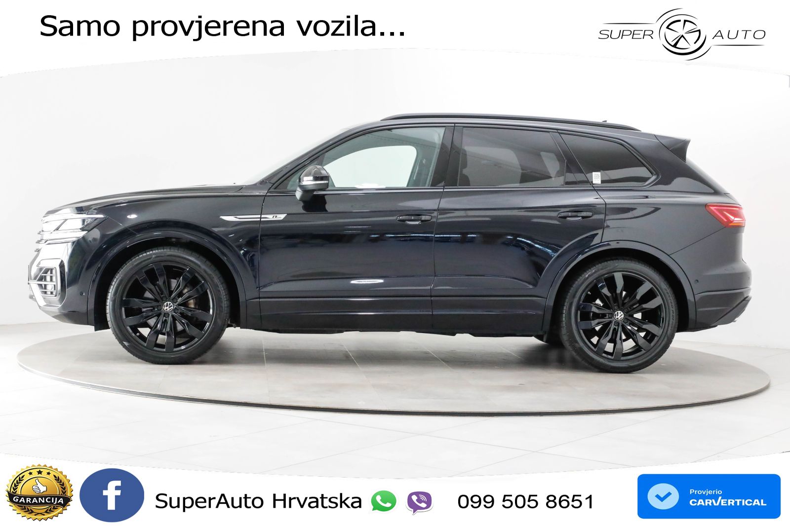 Volkswagen Touareg 3.0 V6 TDI (286 KS) 4MOTION Tiptronic R-Line ZRAČNI+ACC+4xGR SJED+KAM