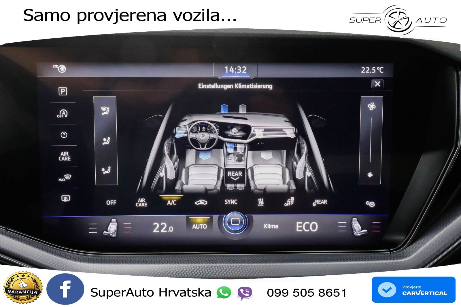 Volkswagen Touareg 3.0 V6 TDI (286 KS) 4MOTION Tiptronic R-Line ZRAČNI+ACC+4xGR SJED+KAM