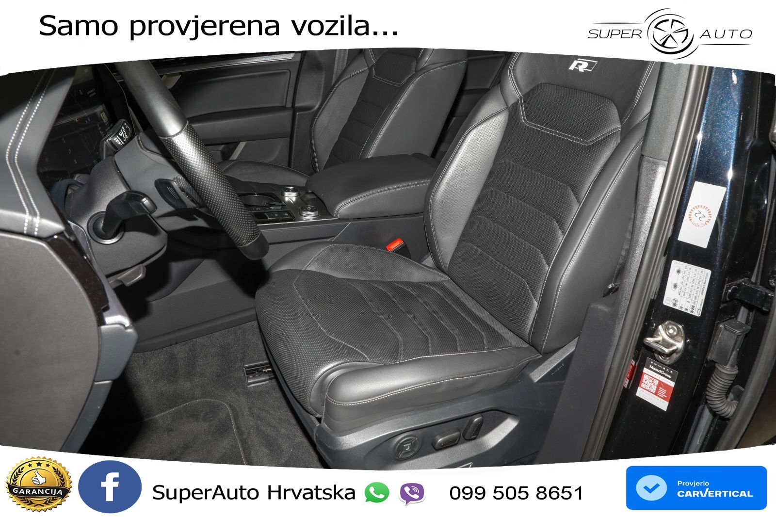 Volkswagen Touareg 3.0 V6 TDI (286 KS) 4MOTION Tiptronic R-Line ZRAČNI+ACC+4xGR SJED+KAM
