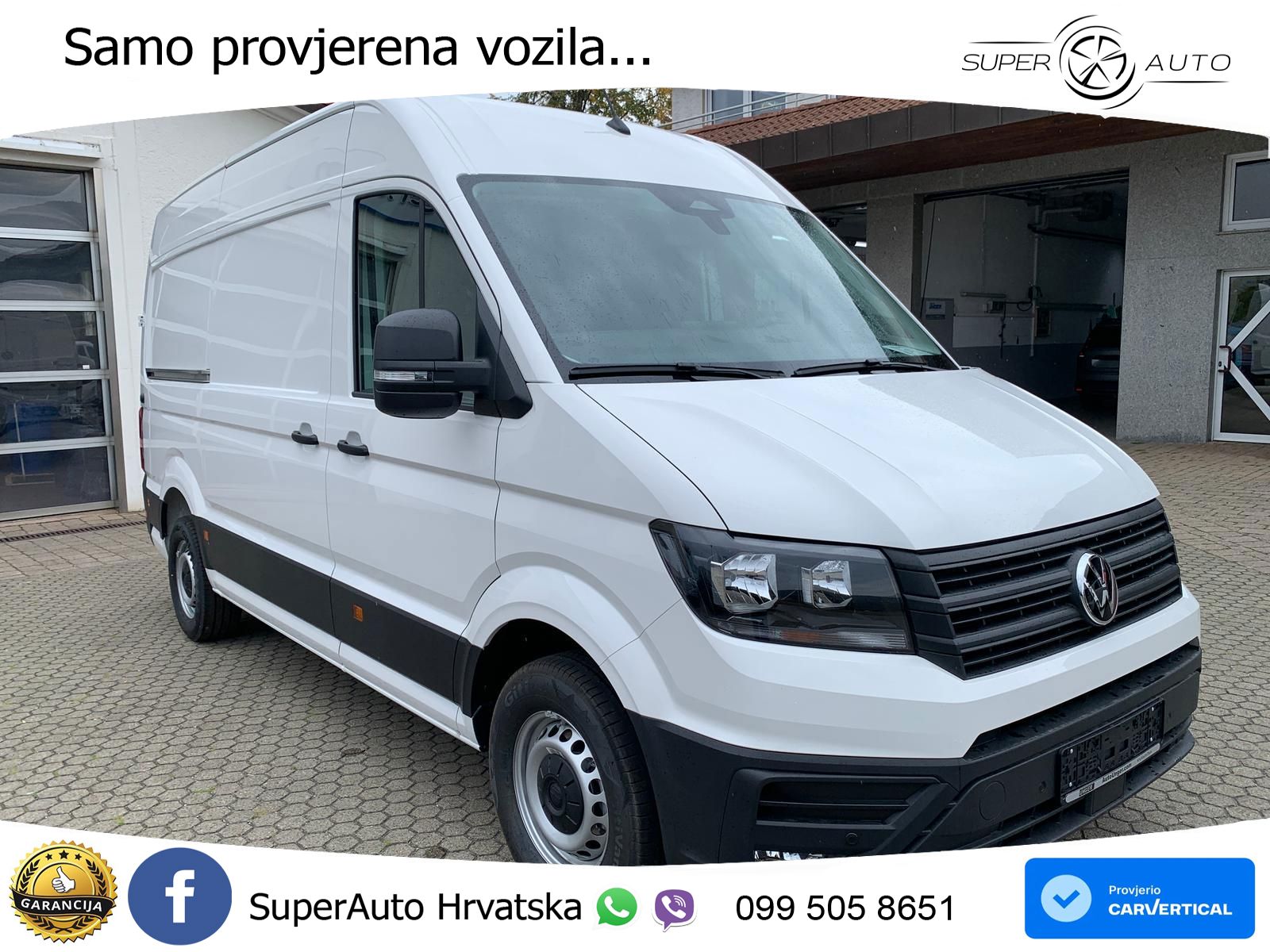 Volkswagen Crafter 35 Kasten MR Hoch Kamera APP Schwingsitz 140 KS
