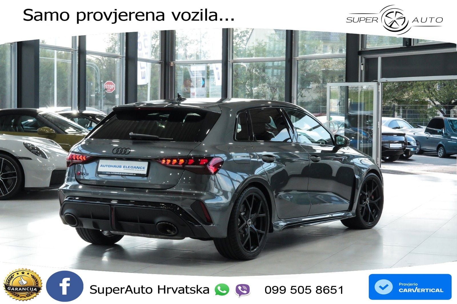 Audi RS3 Sedan 2.5 TFSI (400 KS) quattro S tronic LED+GR SJED+ACC