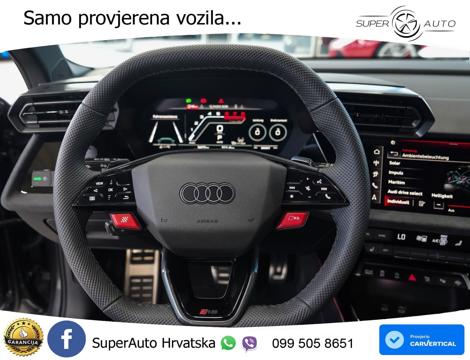 Audi RS3 Sedan 2.5 TFSI (400 KS) quattro S tronic LED+GR SJED+ACC