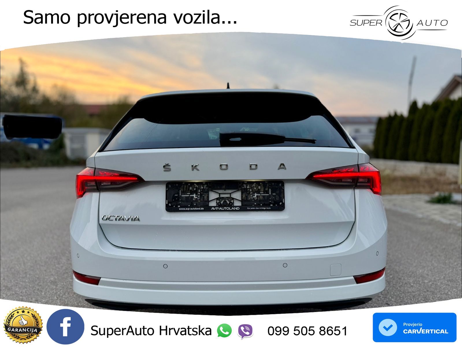 Škoda Octavia Combi 2.0 TDI (150 KS) DSG LED+GR SJED+ACC