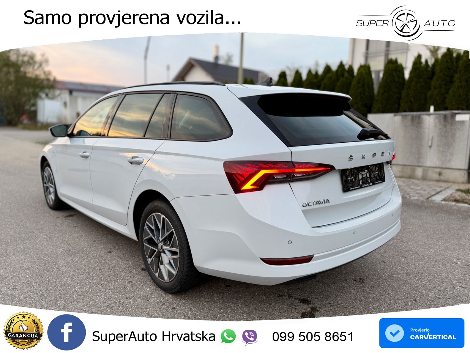 Škoda Octavia Combi 2.0 TDI (150 KS) DSG LED+GR SJED+ACC