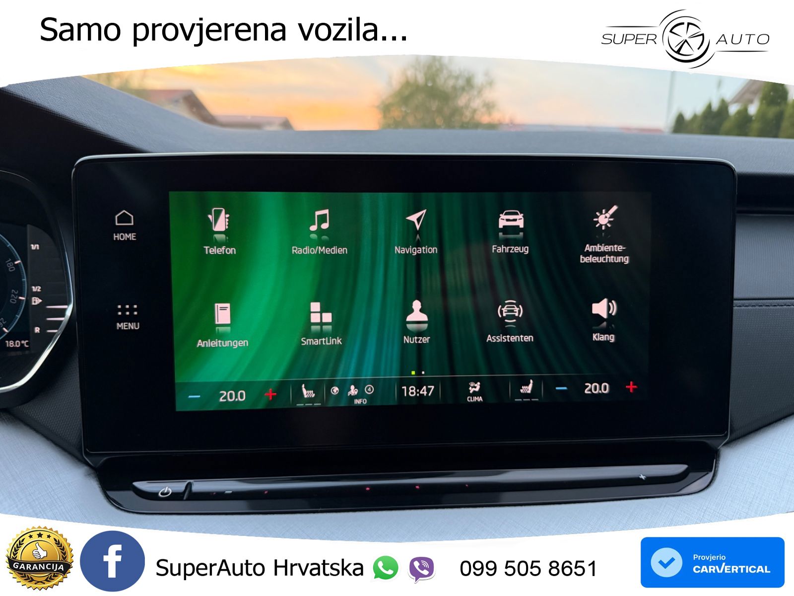 Škoda Octavia Combi 2.0 TDI (150 KS) DSG LED+GR SJED+ACC