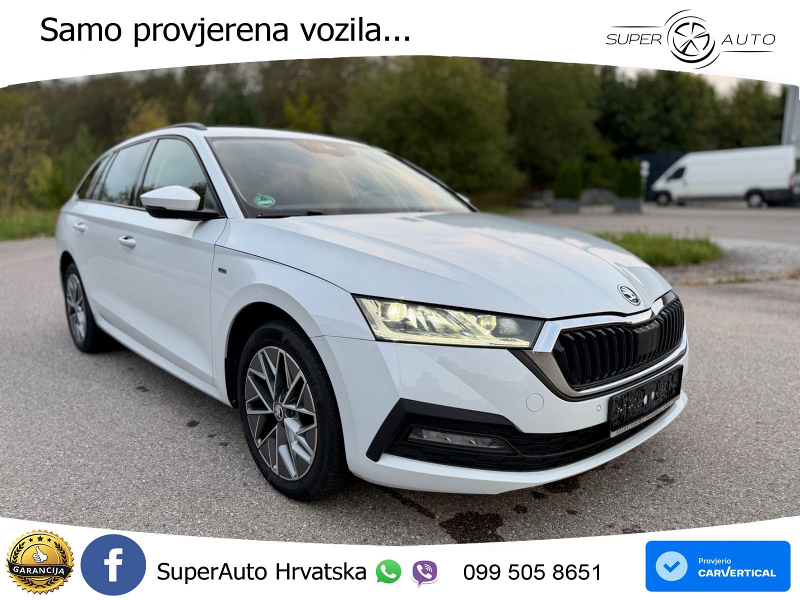 Škoda Octavia Combi 2.0 TDI (150 KS) DSG LED+GR SJED+ACC
