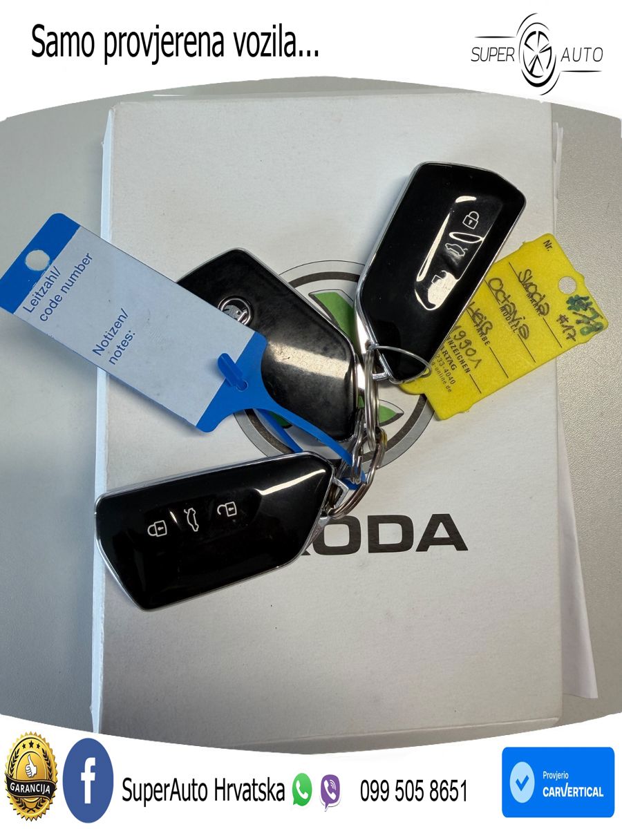 Škoda Octavia Combi 2.0 TDI (150 KS) DSG LED+GR SJED+ACC