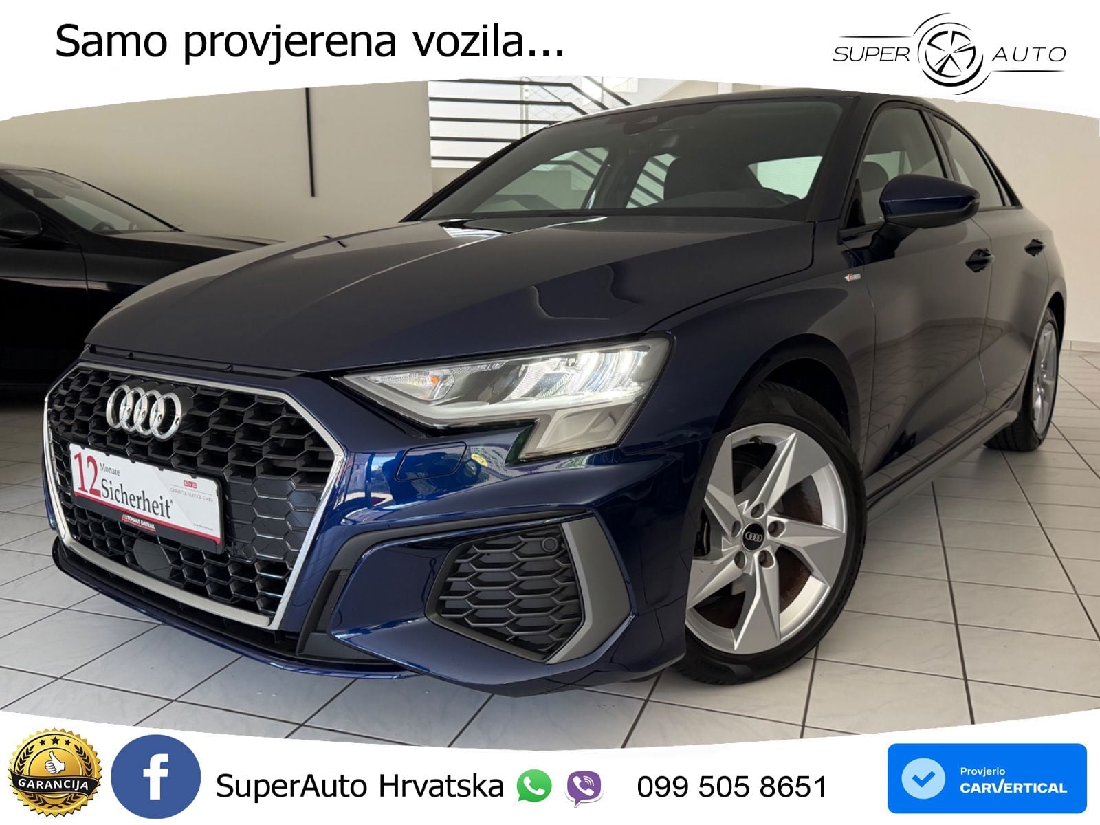 Audi A3 Limuzina 35 TFSI (150 KS) S tronic S line LED+ACC