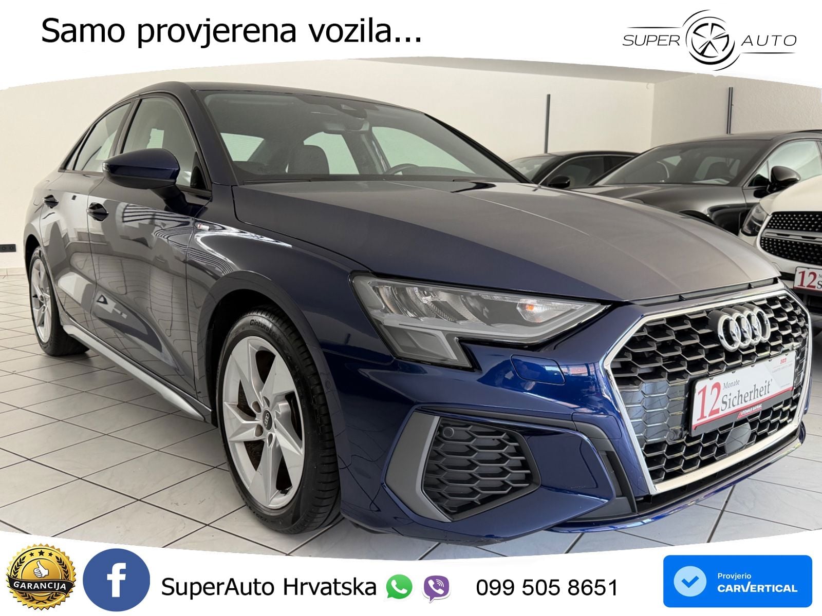 Audi A3 Limuzina 35 TFSI (150 KS) S tronic S line LED+ACC