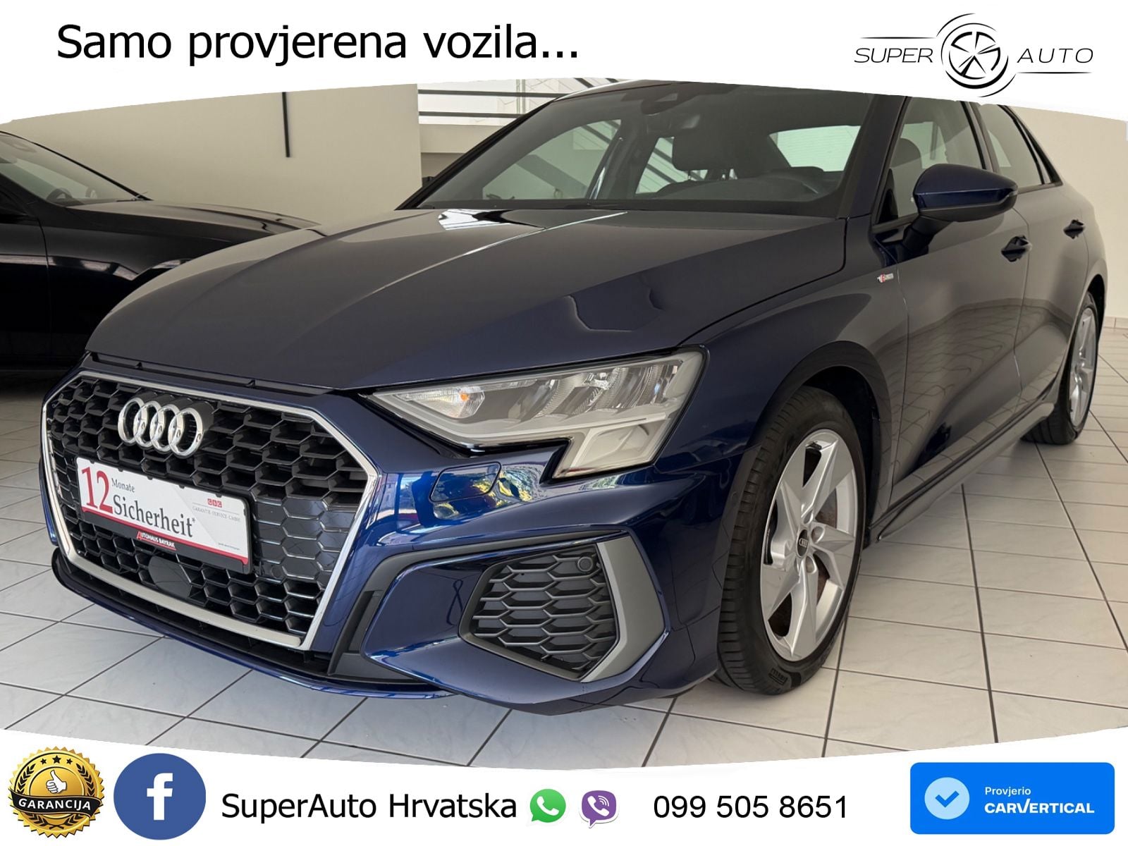 Audi A3 Limuzina 35 TFSI (150 KS) S tronic S line LED+ACC