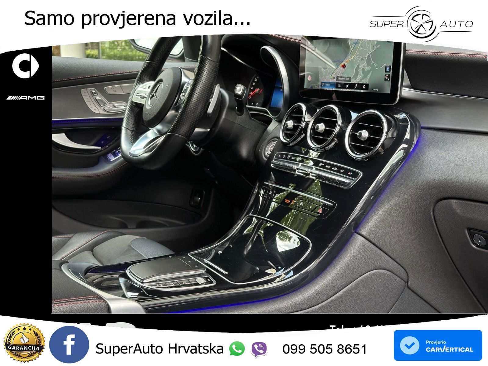 Mercedes GLC Coupe 220d (194 KS) 4MATIC G-TRONIC AMG LED+GR SJED+ACC