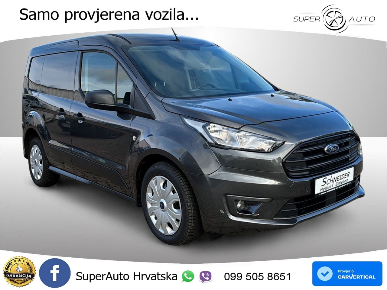 Ford TRANSIT CONNECT 1.5 ECOBLUE KLIMA+DAB+BT 75 KS