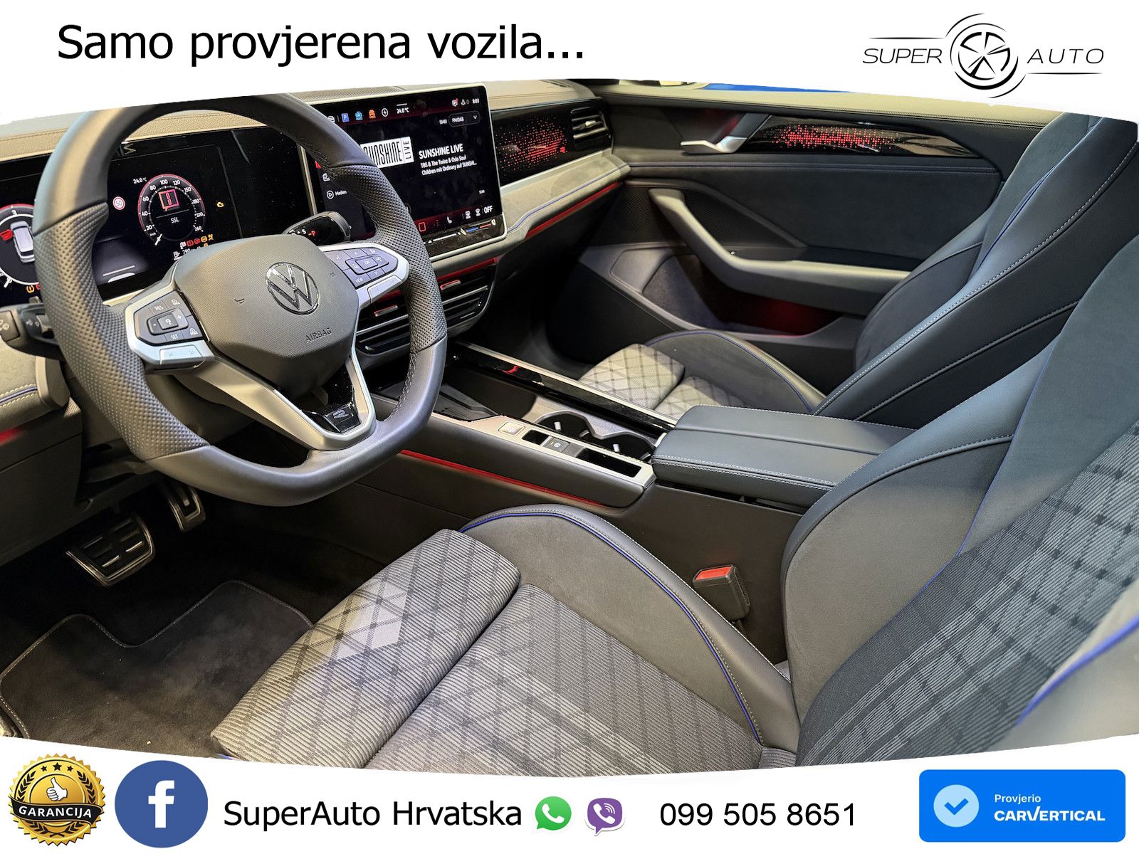 Volkswagen Passat Variant 2.0 TDI (193 KS) 4MOTION DSG R-Line LED+GR SJED+ACC