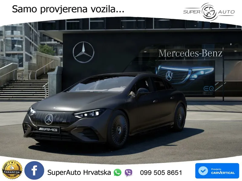 Mercedes EQE AMG 53 100 kWh (687 KS) 4MATIC+ AMG DYNAMIC PLUS ZRAČNI+ACC+GR SJED+KAM+PANO