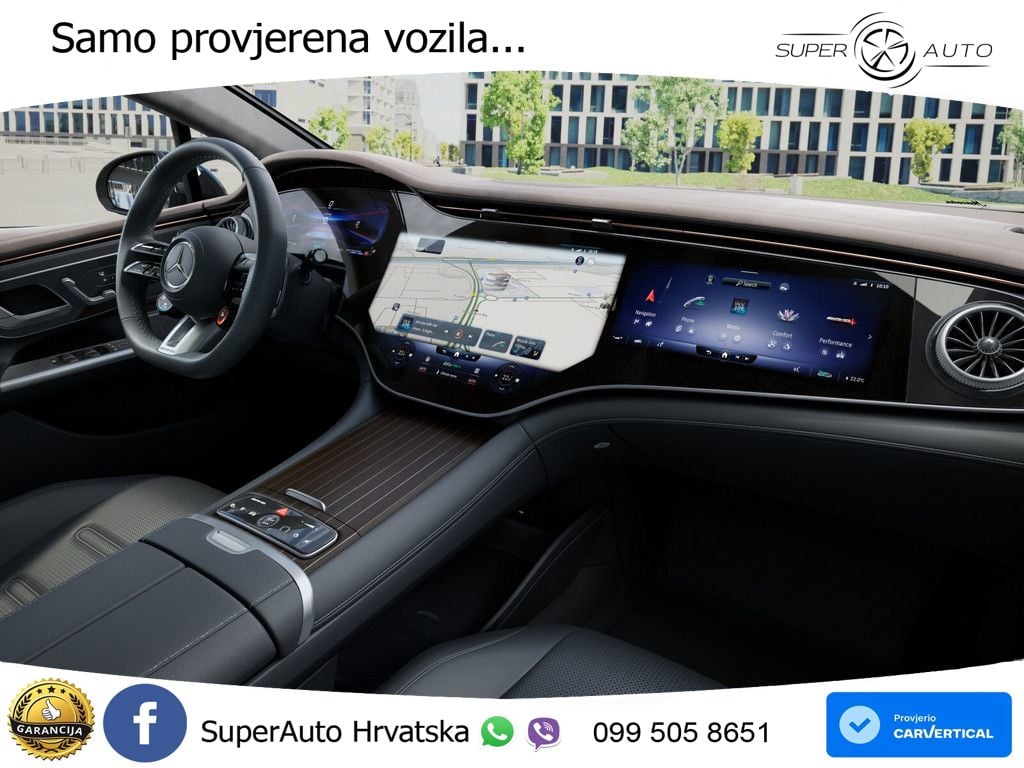 Mercedes EQE AMG 53 100 kWh (687 KS) 4MATIC+ AMG DYNAMIC PLUS ZRAČNI+ACC+GR SJED+KAM+PANO