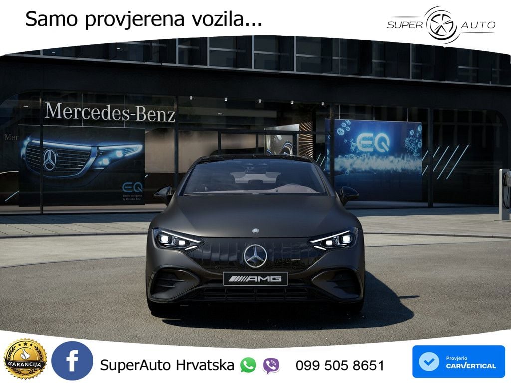 Mercedes EQE AMG 53 100 kWh (687 KS) 4MATIC+ AMG DYNAMIC PLUS ZRAČNI+ACC+GR SJED+KAM+PANO