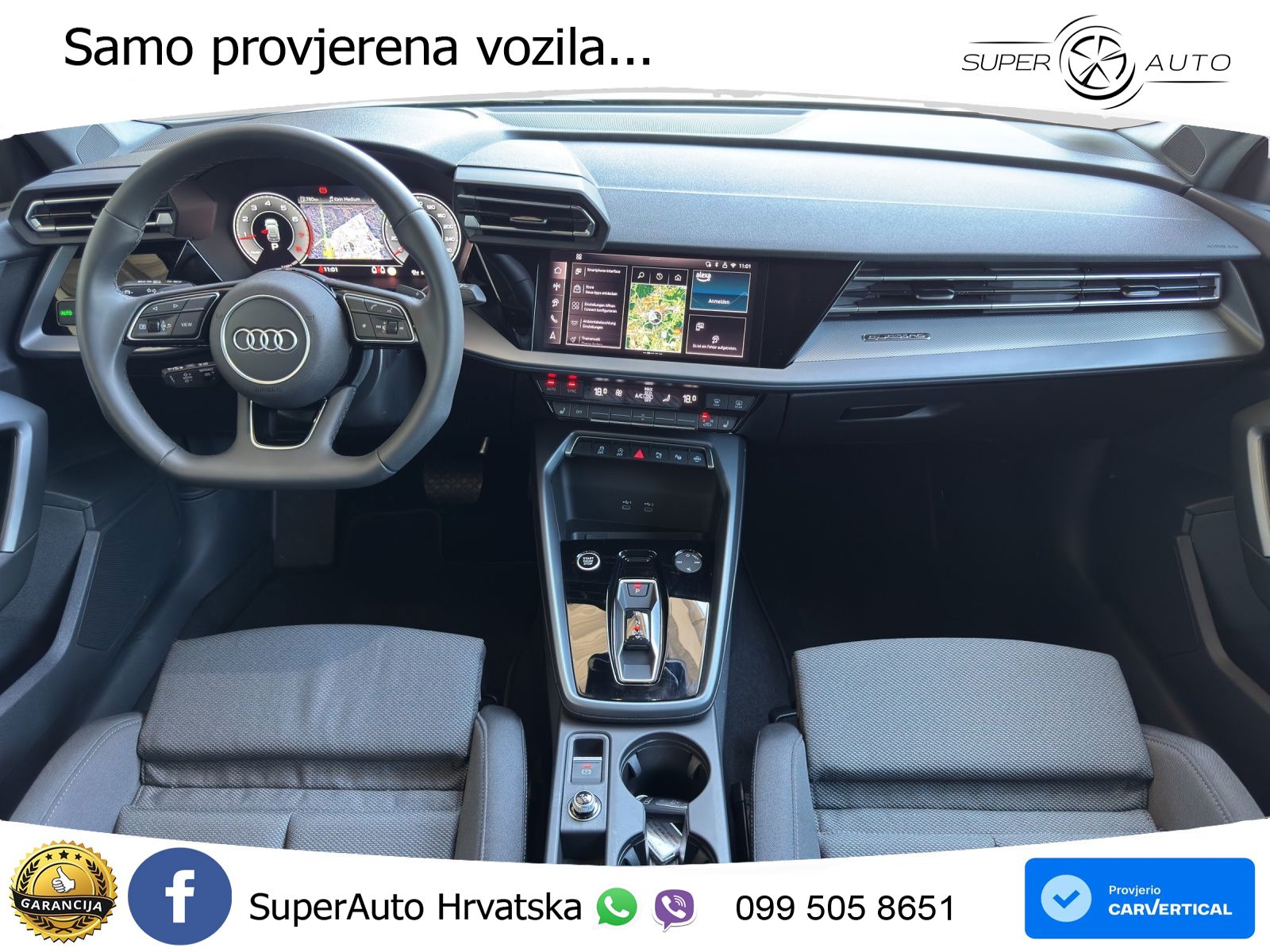 Audi A3 Sportback 40 TFSI (204 KS) quattro S tronic advanced LED+GR SJED+ACC
