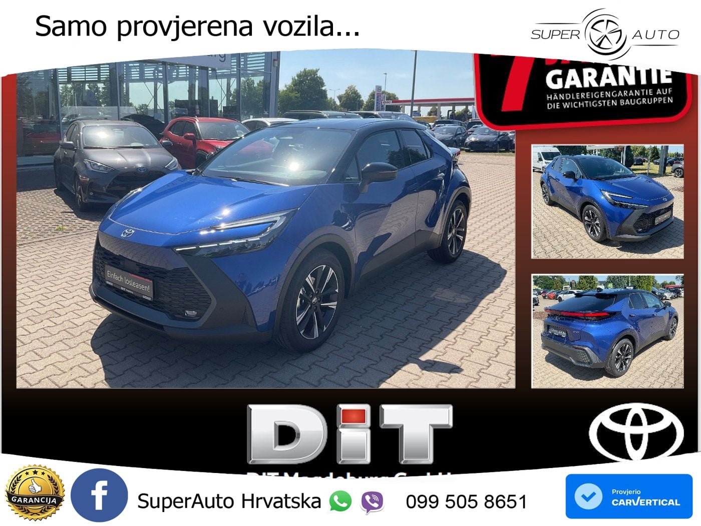 Toyota C-HR 1.8 (140 KS) Hybrid e-CVT Teamplayer LED+GR SJED+ACC
