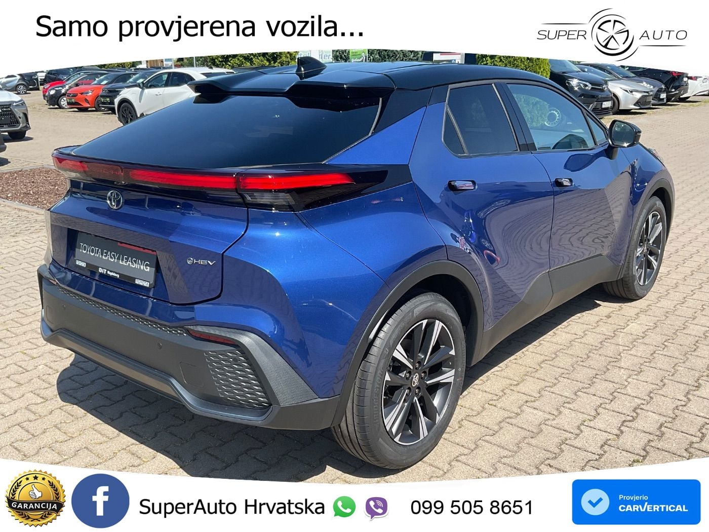 Toyota C-HR 1.8 (140 KS) Hybrid e-CVT Teamplayer LED+GR SJED+ACC