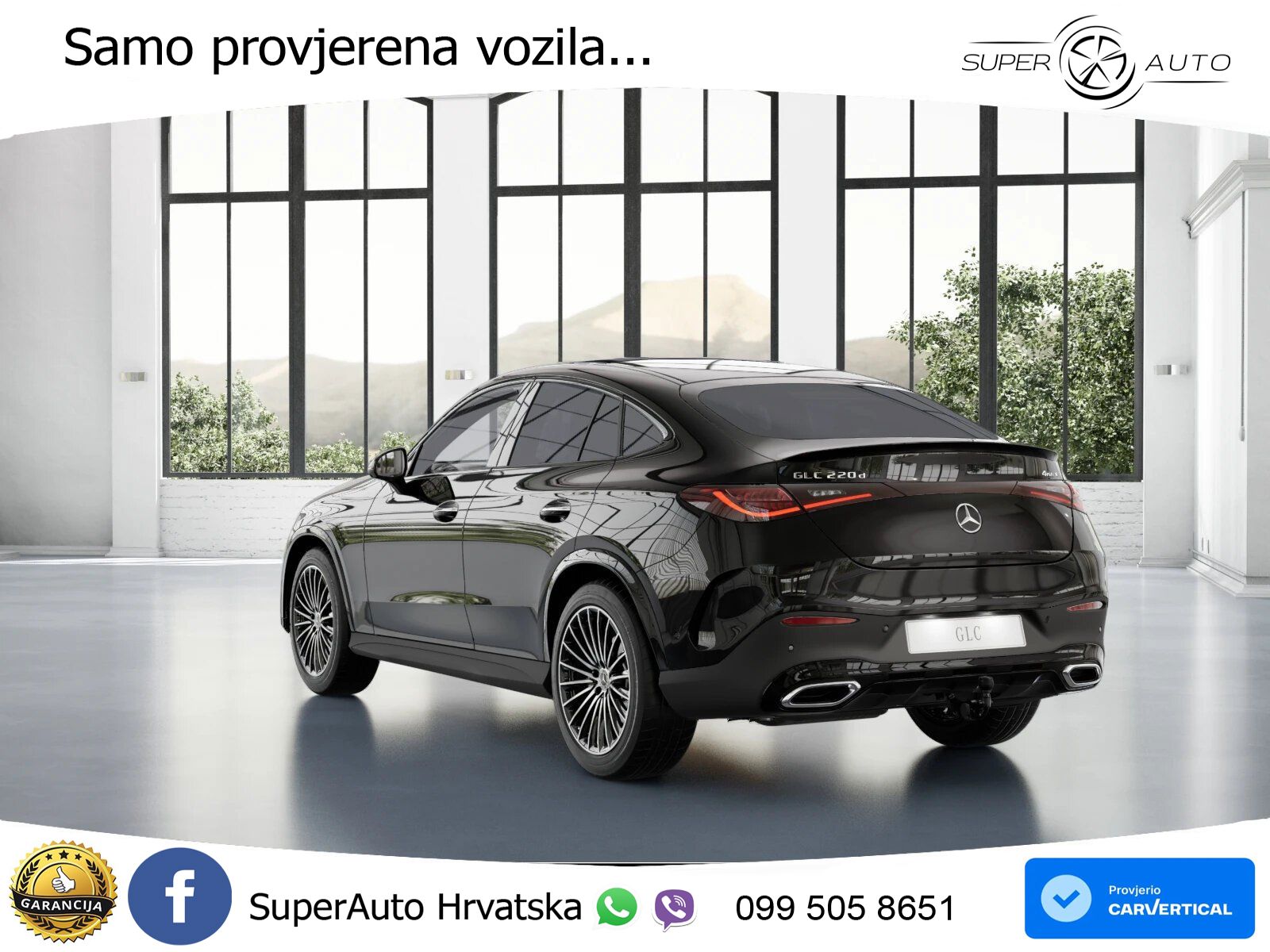 Mercedes GLC Coupe 220d (197 KS) 4MATIC 9G-TRONIC AMG ACC+GR SJED+360+PANO