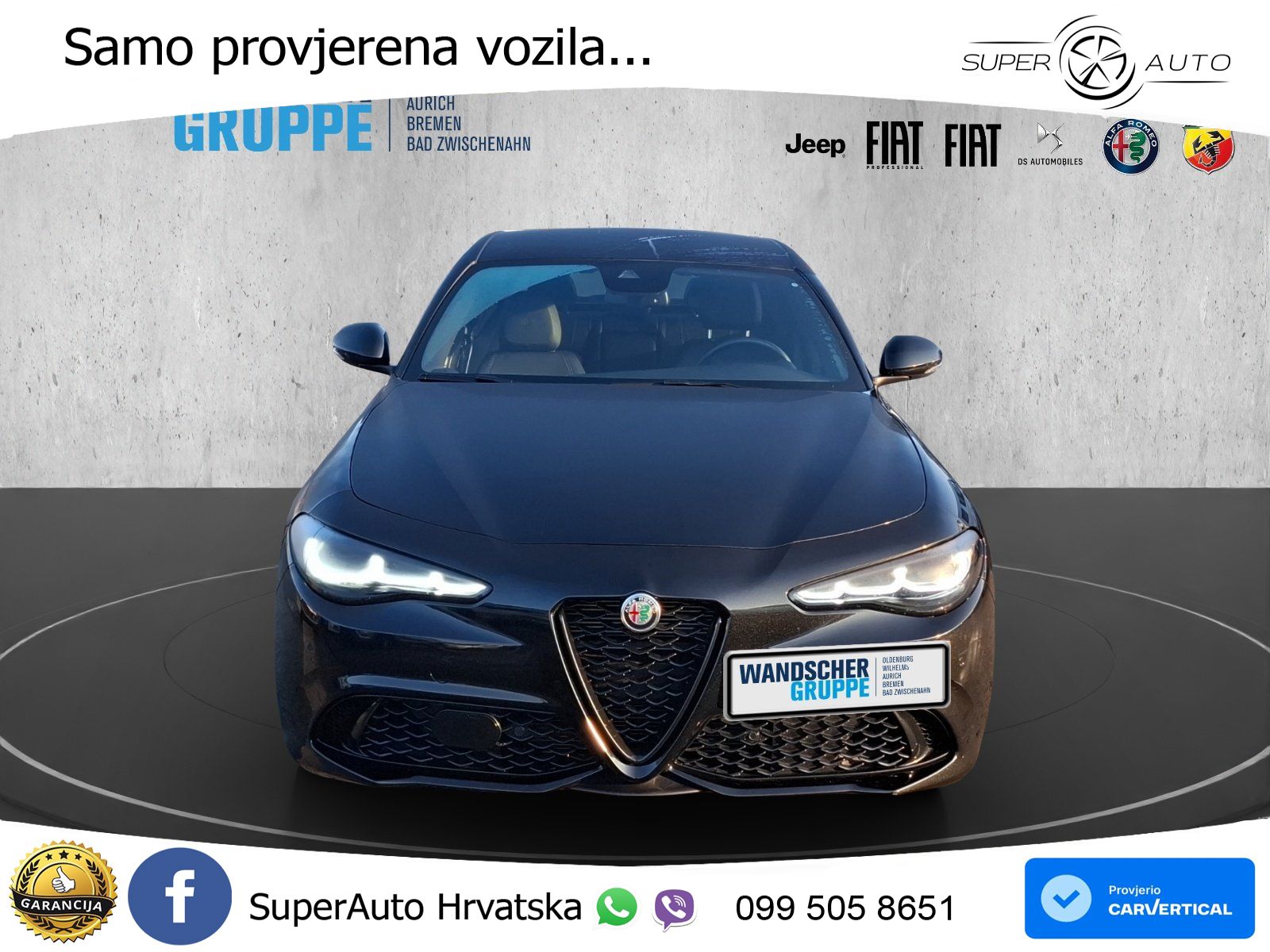 Alfa Romeo Giulia 2.0 Turbo (280 KS) AWD Automatic LED+GR SJED+ACC