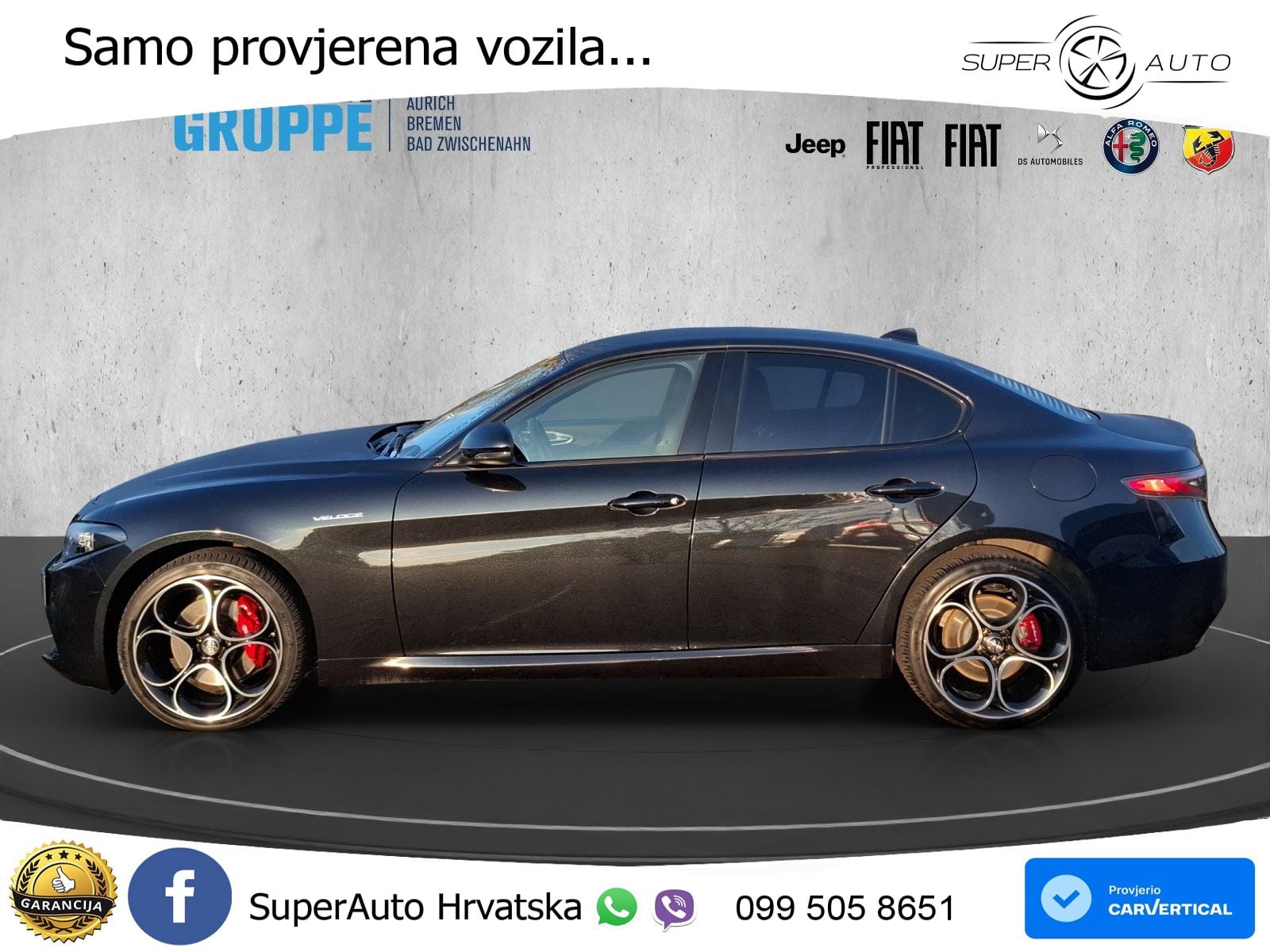 Alfa Romeo Giulia 2.0 Turbo (280 KS) AWD Automatic LED+GR SJED+ACC