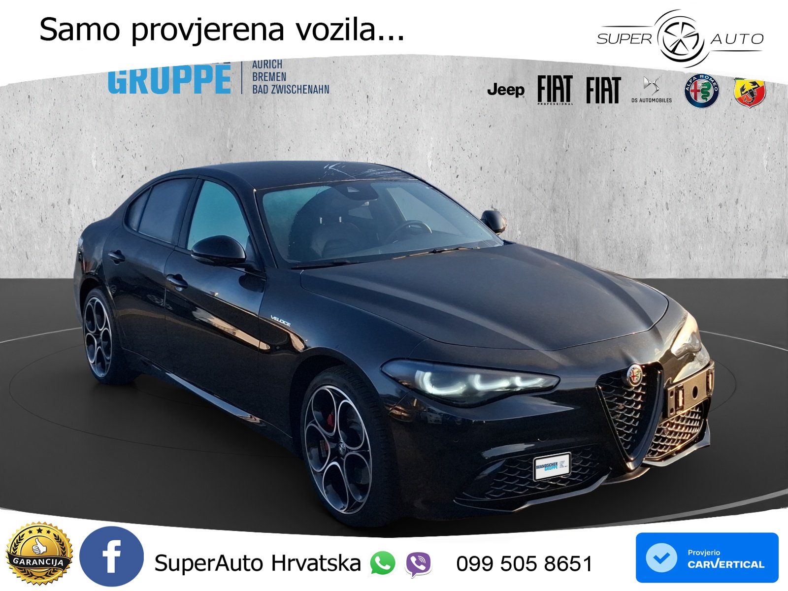 Alfa Romeo Giulia 2.0 Turbo (280 KS) AWD Automatic LED+GR SJED+ACC