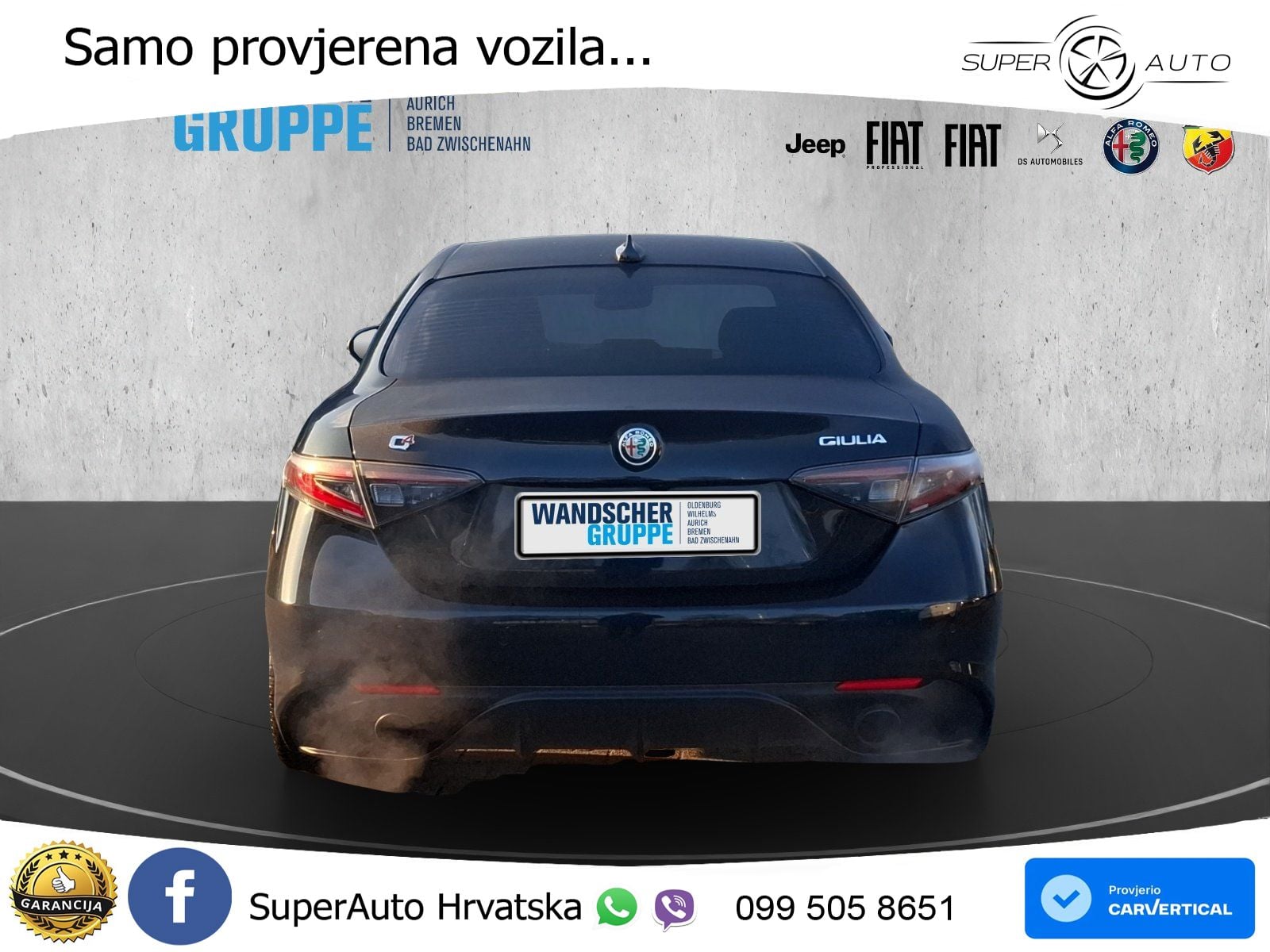 Alfa Romeo Giulia 2.0 Turbo (280 KS) AWD Automatic LED+GR SJED+ACC