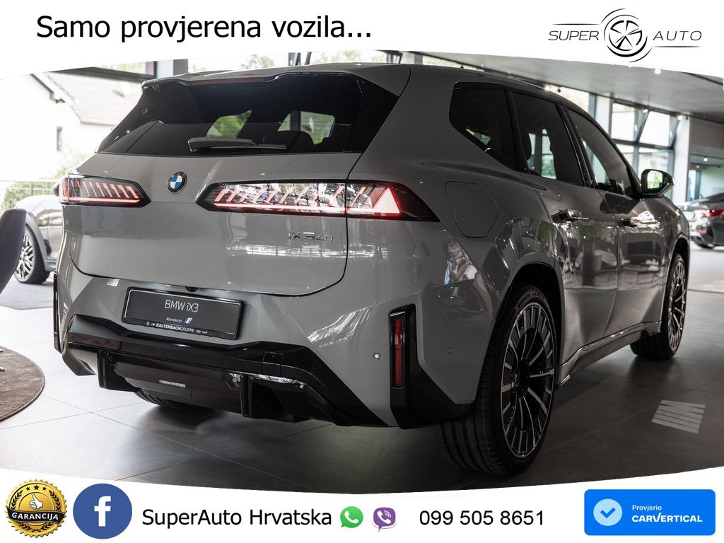BMW iX3 40 82.6 kWh (320 KS) LED+GR SJED+ACC