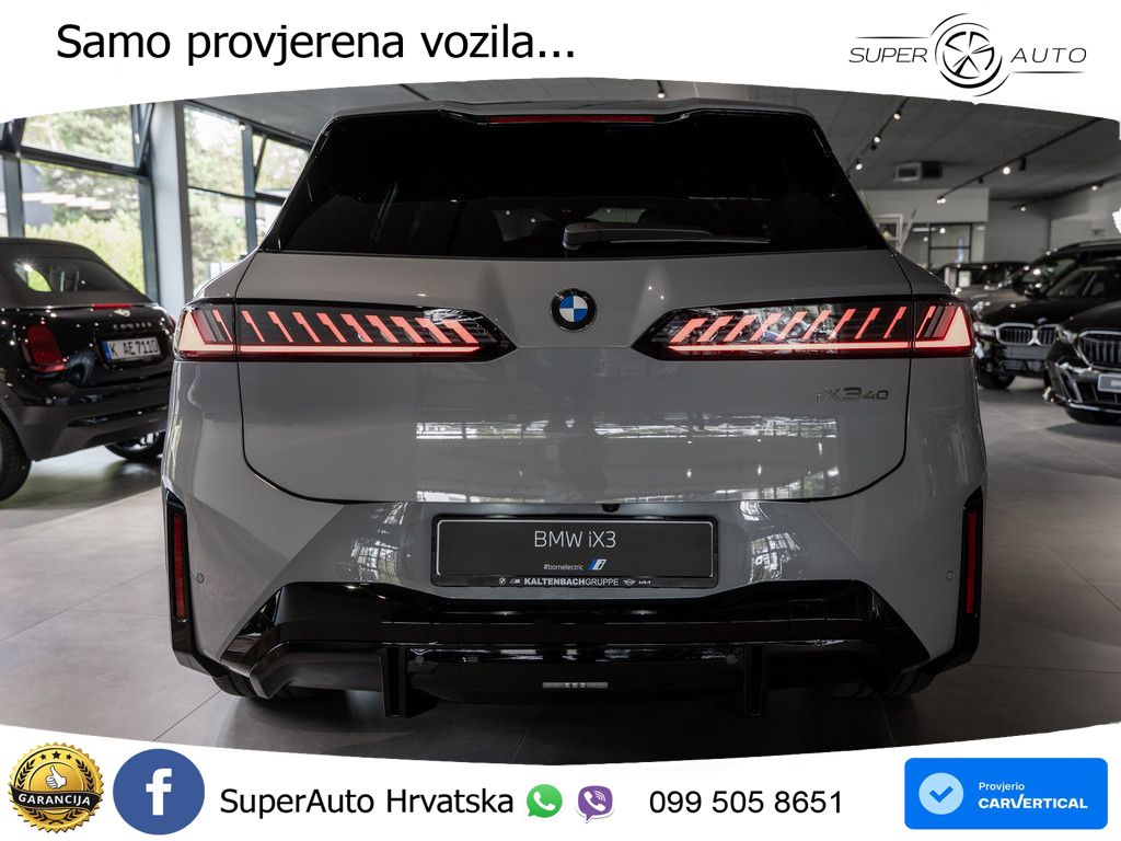 BMW iX3 40 82.6 kWh (320 KS) LED+GR SJED+ACC