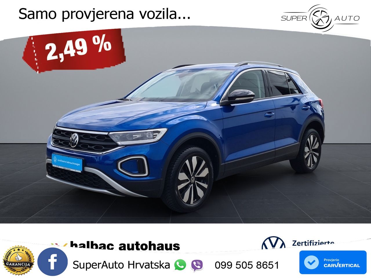 Volkswagen T-Roc 1.5 TSI (150 KS) DSG LED+GR SJED+ACC