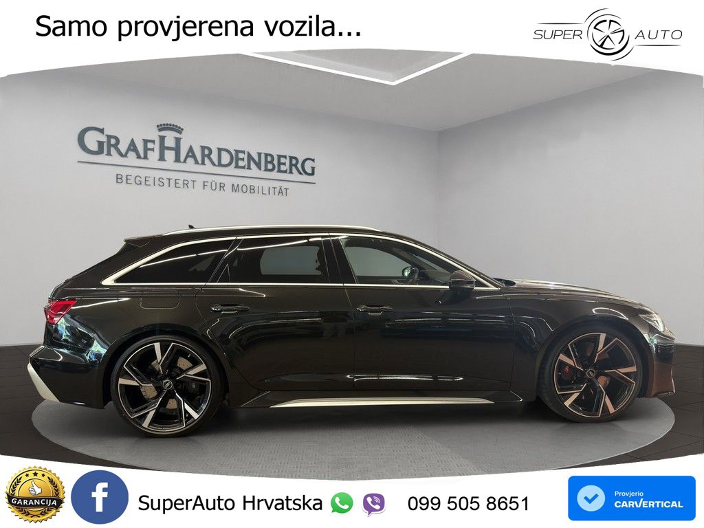 Audi RS6 Avant 4.0 TFSI V8 (600 KS) quattro Tiptronic ZRAČNI+ACC+GR SJED+KAM+PANO