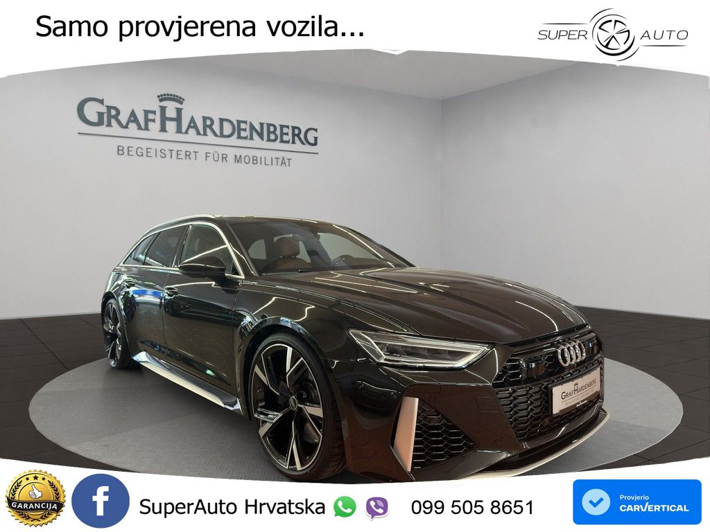 Audi RS6 Avant 4.0 TFSI V8 (600 KS) quattro Tiptronic ZRAČNI+ACC+GR SJED+KAM+PANO