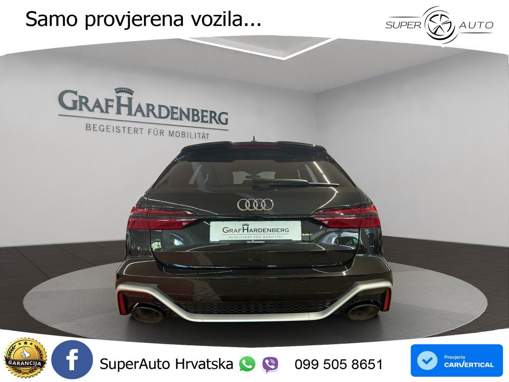 Audi RS6 Avant 4.0 TFSI V8 (600 KS) quattro Tiptronic ZRAČNI+ACC+GR SJED+KAM+PANO