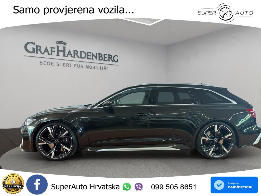 Audi RS6 Avant 4.0 TFSI V8 (600 KS) quattro Tiptronic ZRAČNI+ACC+GR SJED+KAM+PANO
