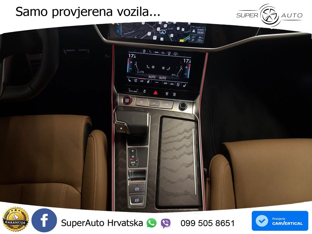 Audi RS6 Avant 4.0 TFSI V8 (600 KS) quattro Tiptronic ZRAČNI+ACC+GR SJED+KAM+PANO